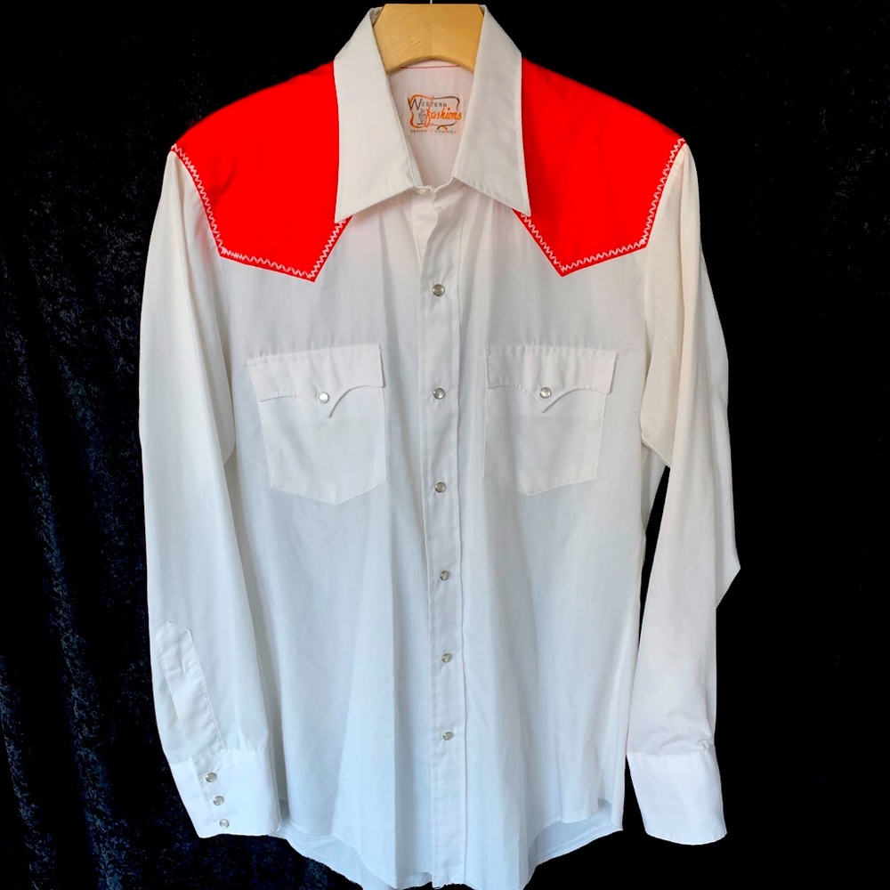 VINTAGE “Western Fashions” western style shirt